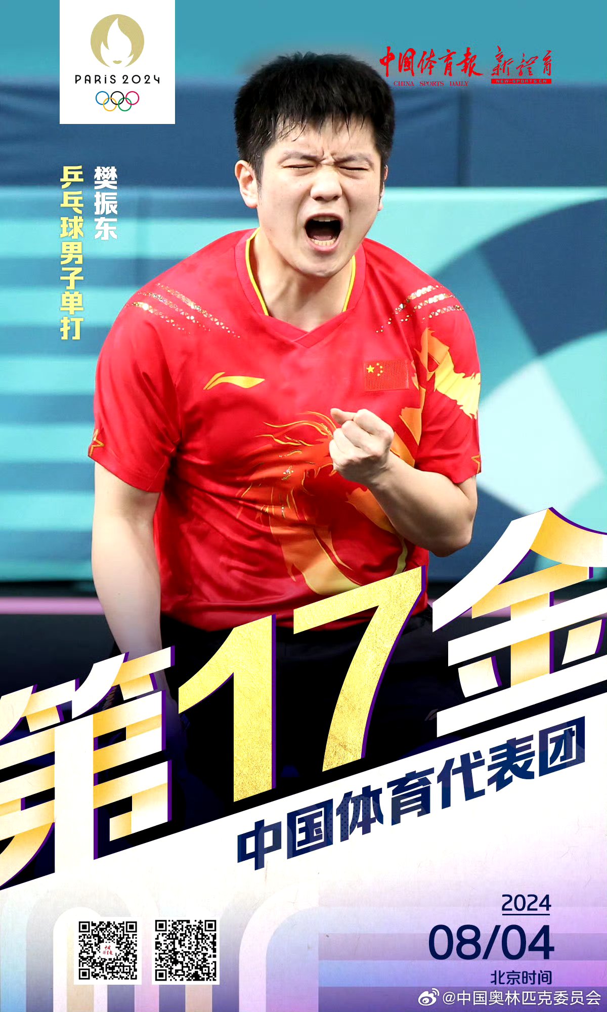 中国队轻取韩国队，樊振东高光表现的简单介绍